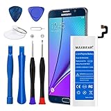 Galaxy Note 5 Battery,MAXBEAR 3000mAh Li-Polymer Built-in Battery EB-BN920ABE Replacement for Samsung Galaxy Note 5 SM-N920 N920T N920A N920P N920V with Free Tool.
