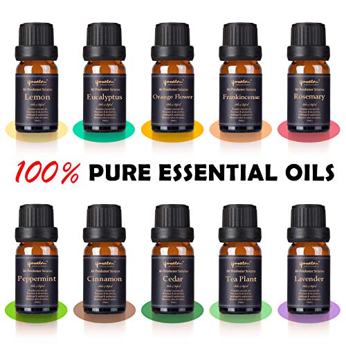Aroma Diffuser for Essential Oil Large Room Diffusers Set with 10 Essential Oils,Ultrasonic 550ml Aromatherapy Diffuser… - Image 6