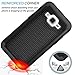 Tekcoo Core Prim Case, (TM) [Tmajor Series] [Coal Black] Shock Absorbing Hybrid Rubber Plastic Impact Defender Rugged Hard Protective Case Cover Shell for Samsung Galaxy Core Prim/Prevail LTE
