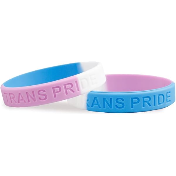 Bracelet Transgenre Bracelet En Silicone LGBT LGBTQ + Pride Drapeau Trans