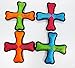 Petzip Crossbone Pet Fetch Toy, Blue/Orange/Red/Green