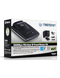 Trendnet Wireless N 300 Mbps Router Kit de viaje, tew 654tr