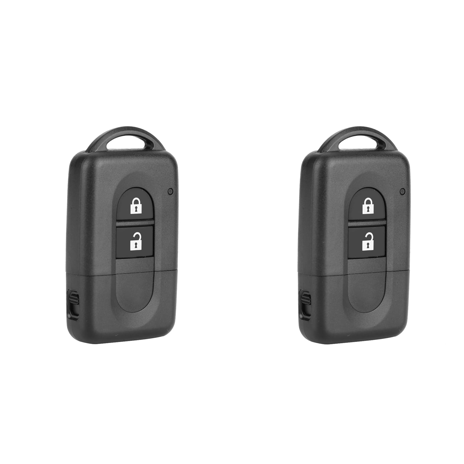UPALDHOU Car Remote Key Case, 2 Pcs Car 2 Button Remote Flip Key Fob Smart Key Case Fob for Micra, X Trail, Qashqai, Note, JUKE, Parthfinder