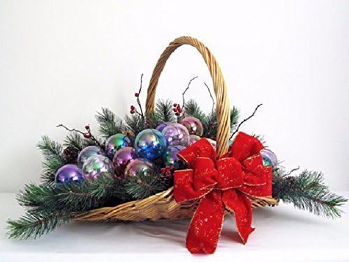 Christmas Holiday Fireplace Glo-basket B1011