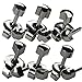 6 Pairs 4mm Stainless Steel Shapes Set #2 Studex 16ga Ear Piercing Earrings Hypoallergenic