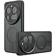 Kukoufey Compatible with Xiaomi 15 Ultra Case Cover,Compatible with MagSafe,Compatible with Xiaomi 15 Ultra Built-in Magnetic Anti-Shock Cell Phone Case Black