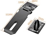 Zngou Stainless Steel Padlock Hasp and Staple 4 Inch Heavy Duty view 2