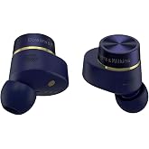 Bowers &amp; Wilkins Pi7 S2 True Wireless Earbuds, Midnight Blue | Active Noise Cancellation, Qualcomm aptX Technology, Bluetooth, Crystal-Clear Calls, Wireless &amp; 15-Minute Quick Charging