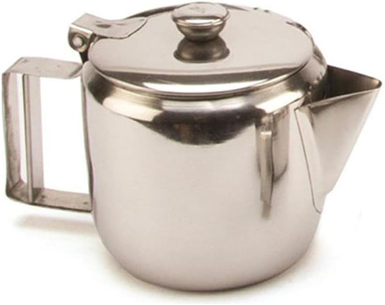 LESS THAN HALF PRICE*** Stainless Steel Catering Cafe Teapot Infuser Herbal Leaf Cup Stump Spout Life English Traditional Yorkshire Tea 2 CUP 3 CUP 4 CUP 6 CUP 8 CUP 12 CUP