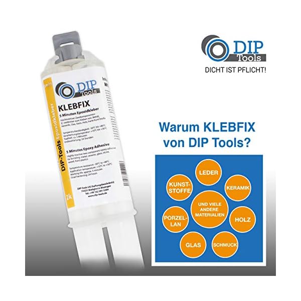 DIP-Tools Wiederverschließbarer Epoxidharz 2k Kleber - 2 Komponenten Kleber, Epoxidharz mit Härter, Epoxy Resin… – Bild 8