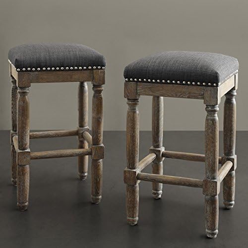 Renate Grey Counter Stools (Set of 2)