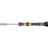 Wera 05030150001 Kraftform ESD 1569 Hexagon Nutspinner Screwdriver, 5mm Head, 60mm Blade Length