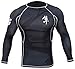 Hayabusa Metaru 47 Silver Rashguard Long Sleeve Shirt