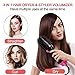 Hot Air Brush,ONME One Step Hair Dryer & Volumizer Multi-functional 3-in-1 Salon Negative Ion Hair Straightener & Curly Hair Comb include 6pcs Plastic Alligator Hair Clipsthumb 1
