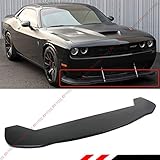 Fits for 2015-2018 Dodge Charllenger SRT Hellcat PP Add on Front Bumper Lip Splitter
