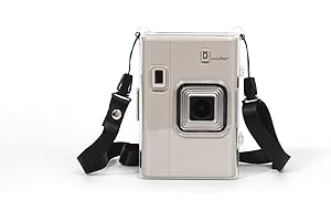 Transparent Protective Storage Shell for Instax Mini Liplay+ Camera Neat Crystal Case Dust-proof Anti-scratch Fall-resistant 