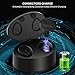 Wireless Earbuds, Bluetooth Earbuds with Microphone, True Wireless Headphones, 3D Stereo Sound Headsets, Sweatproof in-Ear Sport Earphones with Portable Charging Case