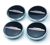 4pcs W140 60mm Emblem Badge Sticker Wheel Hub Caps Center Cover JOHN COOPER WORKS MINI Tattoo Clubman Contryman man Coupe