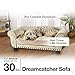 Enchanted Home Pet Dreamcatcher Dog Sofa, 32.5 by 21 by 12-Inch, Caramelthumb 1