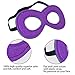 D.Q.Z 35.5' Superhero Cape and Mask for Kids Adults Reversible--Boys Girls Dress Up Costume Party Supplies(Purple-Green)