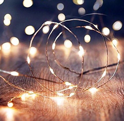 Shining Decors Metal String Light (2 m, Yellow)