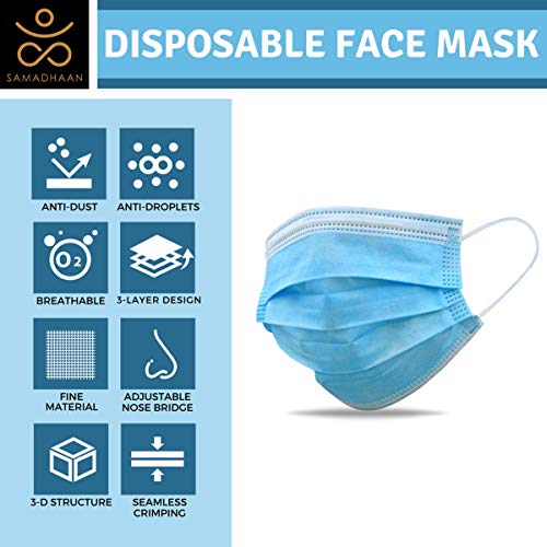 2 Samadhaan+Disposable+Mask+Breathable+Adjustable