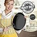 Non Stick Skillet Frying Pan: Premium Aluminum Fry Pans with Glass Lid & Stainless Steel Handle - Non-Stick Saute Pan - Dishwasher & Oven Safe (10 Inch Pan with Lid)