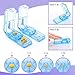 2-Pack Pill Cutter - Pill Splitter with Stainless Steel Blade for Cutting Small Pills or Large Pills in Half, Easy Cut Pills for Tablet Vitamin and Big Medicine. (Light Blue)