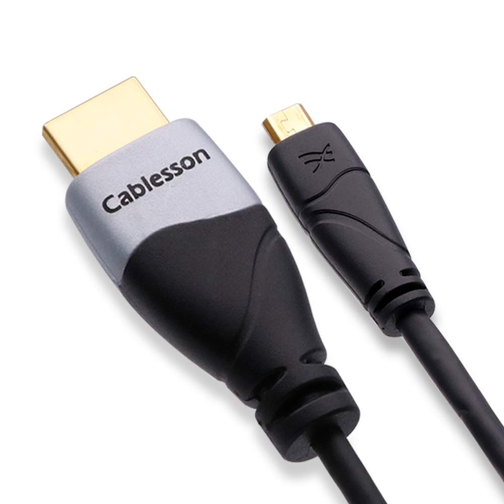 Ivuna 1m Micro (Type D) HDMI High Speed Cable with Ethernet (v1.4a / 2.0) Gold Plated 3D 1080p 4k2k - Connecting Devices using the Micro HDMI connector โ image 1