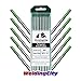 WeldingCity 10-pk Premium TIG Welding Tungsten Electrode Rod Pure (Green, EW-P) 3/32