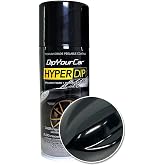 DipYourCar HyperDip Peelable Car Paint in a Can - Automotive Spray/Aerosol Auto Protection and Color for Wheels, Emblems, Mirror, and More - Black Emerald Metalic