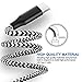 USB C Cable,4 Pack[3FT,6FT,6FT,10FT] USB C to USB A Charger Cords, Nylon Braided Fast Charging&SYNC Cord for Type-c Smartphones,notebooks and Tablet Such as Huawei Mate 9 and More(Black & White)
