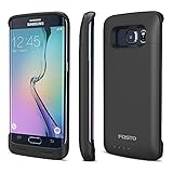 Galaxy S6 Edge Battery Case,FOSTO Ultra Slim Portable Charger Galaxy S6 Edge Charging Case(Not Fit S6 edge+),3500mAh External Rechargeable Protective Power Bank for Samsung Galaxy S6 Edge(black)