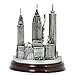 New York 3-D Round Pewter Model 4 1/2