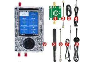 PortaPack H4M+ HackRF R10C & Mayhem Signature Edition | 1MHz–6GHz Open-Source Hardware Development Kit | Transparent Case + M
