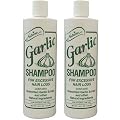 Nutrine Garlic Shampoo Unscented 16oz (Pack of 2)