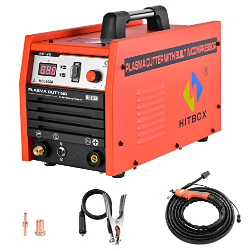 HITBOX 40 Amp Plasma Cutter with Built-In Air