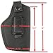 ComfortTac Concealed Carry Holster | Carry Inside The Waistband IWB or Outside The Waistband OWB | Size 3 Fits Glock 26, 27, 30, 43, M&P Shield 9mm.40.45 Auto, Ruger LC9, LC380, and Similar Guns