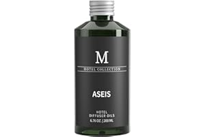 MISIJI Hotel Collection Diffuser Oil- 6.76 Fl Oz/200ML-ASEIS,Luxury Essential Oils for Diffuser Refill & Machines,Bigger Bottle, Bolder Aroma, Longer Lasting