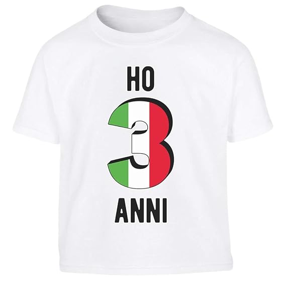 maglietta compleanno 3 anni