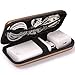 iMangoo Shockproof Carrying Case Hard Protective EVA Case Impact Resistant Travel 12000mAh Bank Pouch Bag USB Cable Organizer Earbuds Sleeve Pocket Accessory Smooth Coating Zipper Wallet Brown