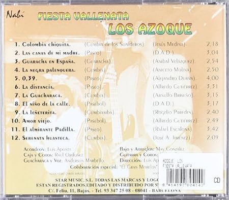 Fiesta Vallenata: Los Azoque: Amazon.es: Música
