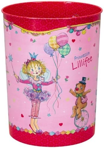 Princess Lillifee Waste Paper Basket, 26 x 21 cm, Model# 10452