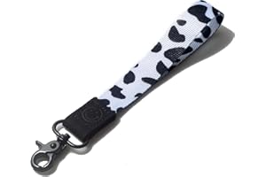 Hand Wrist Lanyard, Cool Wristlet Strap for Key, Id Badges, Keychain, Card Holder, Wallet, Cell Mobile Phone etc, Leopard