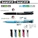 ZEBRA Multi Function Surari 2S Black/Red Ink 0.5mm Ballpoint Pen, 0.5mm Mechanical Pencil, Light Pink Body (B2SA11-LP)