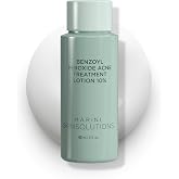 Marini SkinSolutions Benzoyl Peroxide Acne Treatment Lotion 10% - 2 fl oz | Targets &amp; Treats Acne-Prone Skin - Clears Pores &amp; Excess Oil - Made in the USA