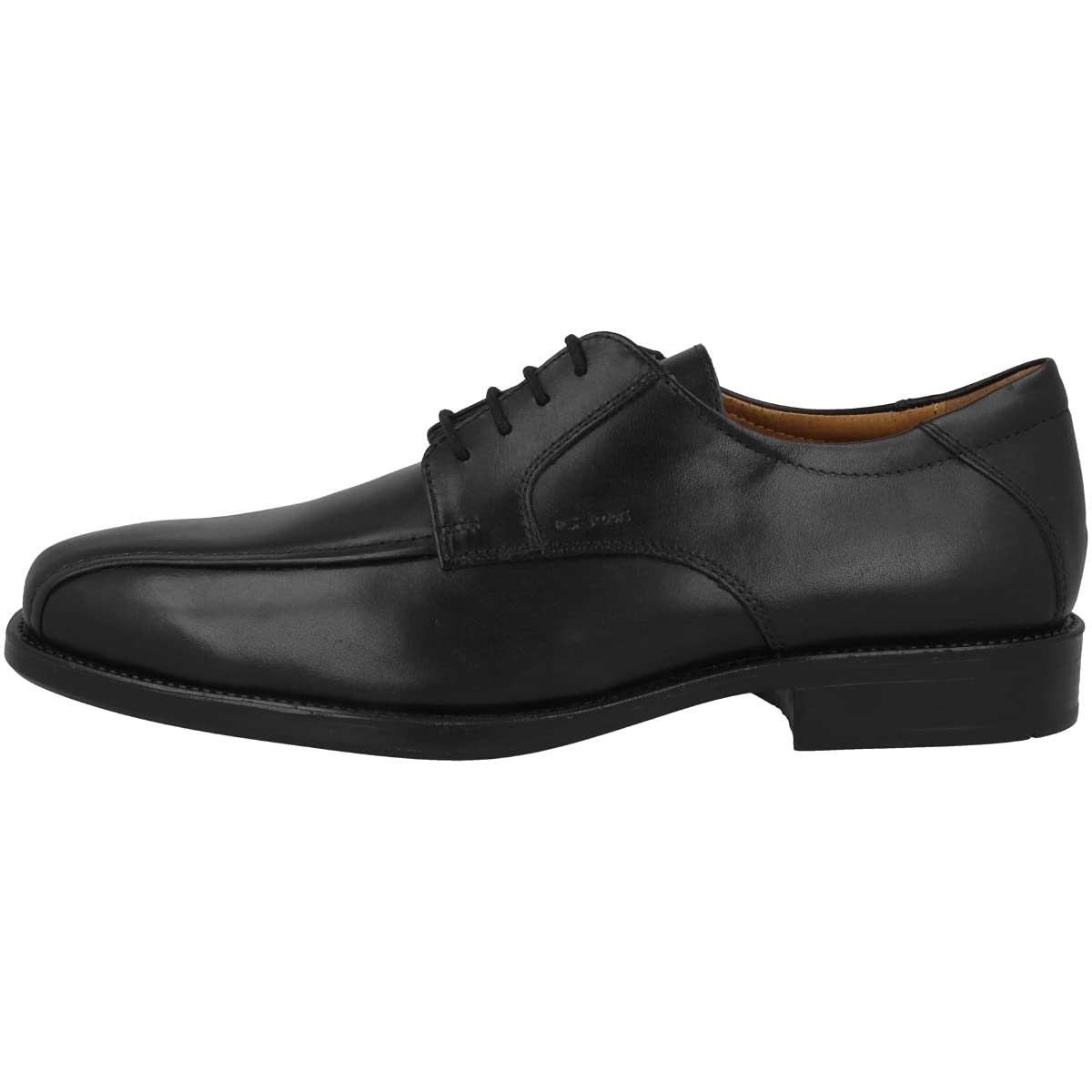 Geox Herren U Federico W Derby, Schwarz, 41.5 EU