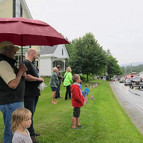 ACEIken Golf Umbrella Windproof Large 62 Inch, Double Canopy Vented, Automatic Open, Extra Large Oversized,Sun Protection Ultra Rain & Wind Resistant Stick Umbrellas (Red) - Thumbnail 7