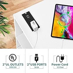 YITAHOME File Cabinet with Charging Station, Mobile
