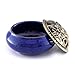 Ceramic Incense Burner & Porcelain Incense Holder,Ice-Patterned Blue Handmade Censer by Medoosky